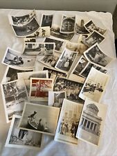Lot Of 30 Vintage 1930-50s Black And White Photos Vacation Church Family picture