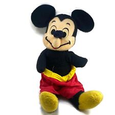 1950s Antique Walt Disney Mickey Mouse Plush Doll Rare Amazing Condition picture