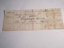LOT OF 7 ANTIQUE CANCELLED BANK CHECKS 1891 - 1914 -  BBA-45 picture