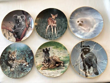 Six Collector Plates by artist Charles Frace from 