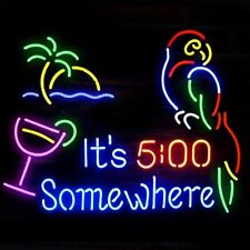 Amy It's 5:00 SomeWhere Parrot Palm Tree 20