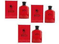 3pcs Perfume Double Red Essential EDT 3.3 oz Fragrance Spray  for Men picture