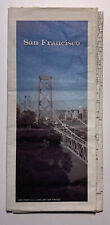ROAD MAP: 1984 SAN FRANCISCO California - Oakland Bay Bridge picture