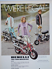Benelli Mini Bikes Vintage The 1970 Fun Machine Pennys Original Print Ad picture