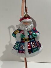 Christopher Radko 2008 AIDS Charity Ornament - Quilt N Claus picture