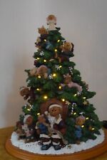 The Danbury Mint THE BOYDS BEARS Lighted Christmas Tree SCULPTURE 12” Collection picture