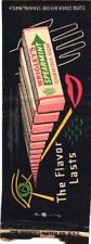 Wrigley's Spearmint Chewing Gum, The Flavor Lasts Vintage Matchbook Cover picture