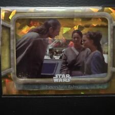 2024 Star Wars Topps Chrome Sapphire “Protests From Padme” Yellow Sapphire /75 picture