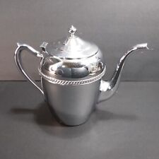 Vintage National Silver Company Perma Brite Chrome Tea Pot Classic Style 7