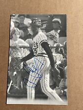 Pascual Perez (1980) Pittsburgh Pirates Signed Baseball Postcard picture
