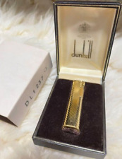 Working Dunhill dress Gas Lighter Gold with box picture
