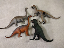 Vintage Dinosaur Toy Lot Larami 1985 Plastic Toy Dinosaurs Lot Of 4 IMPERIAL  picture