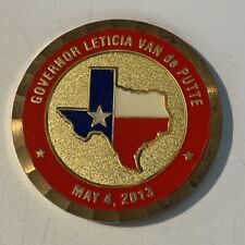 Governor Texas Leticia Van de Putte Chair  Challenge Coin May 4, 2013 picture