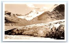 Postcard Athabasca Glacier, Jasper National Park, Canada VELOX 1907-1914 RPPC D3 picture