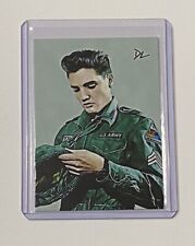 Elvis Presley Limited Edition Artist Signed United States Army Trading Card 1/10 picture