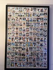1979 TOPPS BASEBALL Card  UNCUT SHEET OZZIE SMITH ROOKIE, MUNSON, BENCH, REGGIE picture