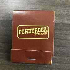 Vintage Matchbook Ponderosa Restaurant picture