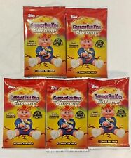 5 PACKS Topps 2021 GPK Garbage Pail Kids CHROME Series 4 Trading Card Set Foil picture