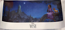 D23 Expo 2022 Disney Animation WISH Lithograph LE poster Exclusive - Embossed picture