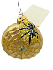 Patricia Breen Victorian Spider Web Gold Halloween Christmas Tree Ornament picture