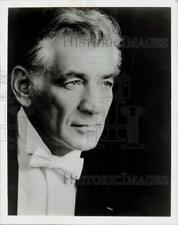 Press Photo Leonard Bernstein, orchestra conductor and composer - hpp12762 picture