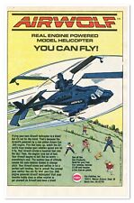 Cox Hobbies Airwolf Helicopter Vintage 1989 Full-Page Newsprint Magazine Ad picture