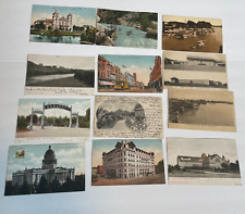 Lot Of 13 Antique, Vintage Sacramento Postcards, 1907-1909 See Description picture