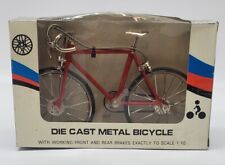 Mytek Vintage 1/10 Scale Die-Cast Red Racer Speed Bike Bicycle Model picture