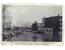 c1950s Used Car Lot Blvd Hartford Connecticut CT Great Flood 1936  picture