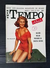 Tempo News & Quick Pocket Weekly April 25, 1955 Rita Hayworth - Silvana Mangano picture