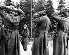 US Soldiers take German POWs during Battle of the Bulge 8x10 WWII WW2 Photo 909a picture