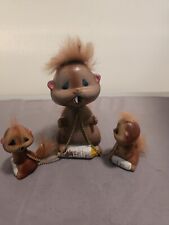 Set Of Three Enesco Beavers Furry Mama Babies Connect Chain picture