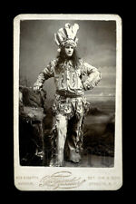 Fernando Dessaur CDV White Man Dressed as Indian - Wild West Performer? picture