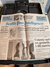 Seattle Post Intelligencer  published with the wrong Day/date Dec 13th 1989 picture