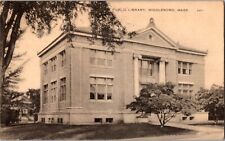 c 1915 Middleboro, Massachusetts Public Library Vintage Postcard picture