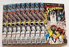 Legacy Of Superman #1: DC Comics, 9 Newsstand Copies NM/ Mint 1st App Auron  picture