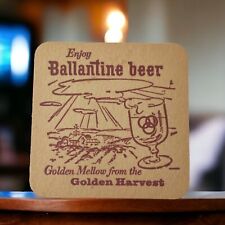 1961 Ballantine Beer Coaster Vintage Sing Along With Mitch Golden Mellow Cork picture