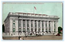 US Court House Custom Post Office Seattle Washington 1909 World's Fair Postcard picture