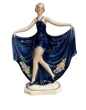 Vintage 1920's-30's Deco German made Katzhutte Porcelain Dancer Figurine 8