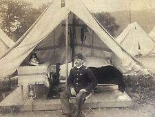 Spanish American War Captain, 43rd Infantry USV, Pith Helmet, Antique Photo picture