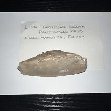 Authentic Prehistoric Flint Turtle back Scraper Tool, Indian Artifact  Relic picture