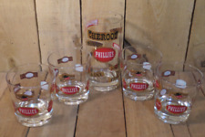 LOT OF VINTAGE PHILLIES GLASS SET CUP LOT CHEROOT Bayuk RARE SET picture