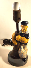 VINTAGE POPEYE POT METAL LAMP KING FEATURES SYNDICATE   WORKING picture