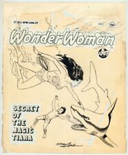 Signed Neal Adams Russ Heath Original Cover Art Wonder Woman Power Records #2311 picture