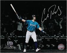 Cal Raleigh Seattle Mariners Signed 8 x 10 Home Run Spotlight for Playoffs Photo picture
