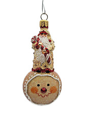 Patricia Breen Confectionary Santa Claus Gingerbread Christmas Tree Ornament picture