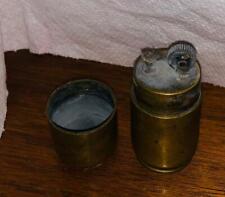 Great Britain Revolution 1905 Half Penny & Brass Shell Bullet Trench Art Lighter picture