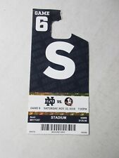 2018 Notre Dame vs. Florida State Stadium Parking Ticket  picture