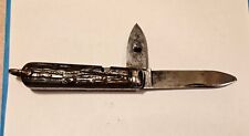 Rare WW1 TAYLORS EYE WITNESS SHEFFIELD-STAG Handle-2 Blade Military Knife. Nice picture
