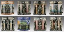 TIMELINE PEWTER FIVE FIGURE SET FIGURINE TOY HISTORY ANIMAL CAST METAL GIFT BOX picture